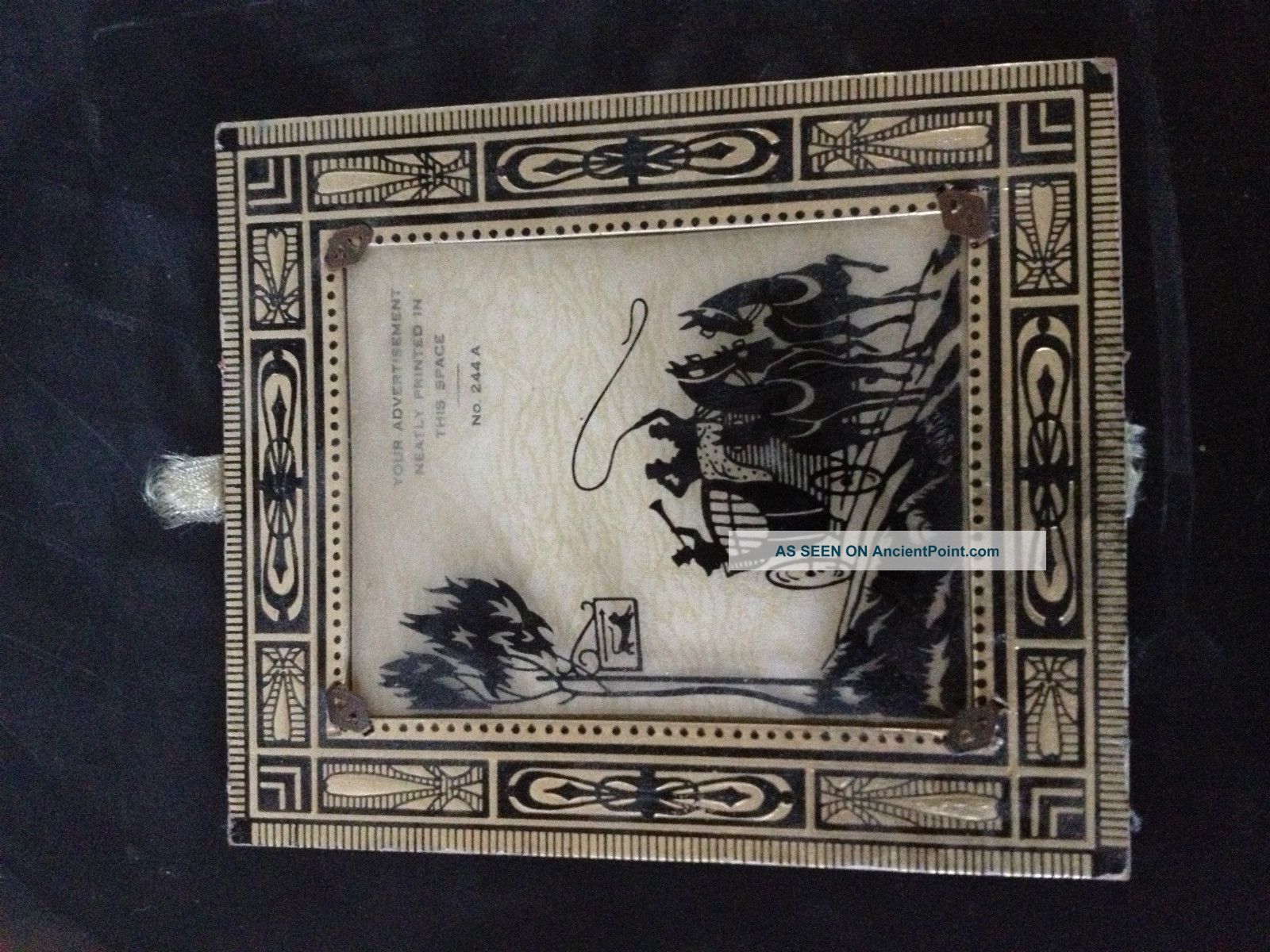 Antique Silhouette Salesmen Sample Other photo