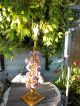Antique Vtg Italian Capodiminte Rose Table Lamp Gilt Hollywood Regency Lamps photo 1
