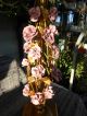 Antique Vtg Italian Capodiminte Rose Table Lamp Gilt Hollywood Regency Lamps photo 5
