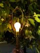Antique Vtg Italian Capodiminte Rose Table Lamp Gilt Hollywood Regency Lamps photo 6