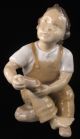 Vintage Bing & Grondahl Porcelain Figurine,  Boy With Shoe 