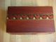 Vintage Steinbach Hand Carved Hinged Double Deck Playing Card Wooden Box Boxes photo 4