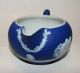 Early 5 - Piece Wedgwood Jasperware Porcelain Creamer Sugar Teapot Tea Set Teapots & Tea Sets photo 11