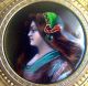 Antique Signed Limoges Enamel Casket Box Gilt Bronze Interior Fabric Other photo 1