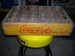 Vintage,  1960s,  Coke,  Coca Cola,  Wood,  Wooden,  Soda Pop Case,  Crate,  Carrier, photo