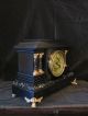 1890’s Ingraham Black Mantel Clock,  Cathedral Chime - Great Working Condition Clocks photo 3