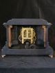 1890’s Ingraham Black Mantel Clock,  Cathedral Chime - Great Working Condition Clocks photo 6