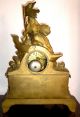 Antique 19th Century Heavy French Bronze Mantel Clock By C.  Detouche St.  Martin Clocks photo 7
