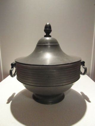 Pewter Soup Tureen C.  1800 photo