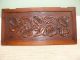 19thc Oak Panel With Relief Carved Pomegranates Other photo 1