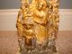 Victorian Antique Candelabra With Mother & Daughter Very Rare L@@k Metalware photo 3
