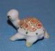 Vintge Porcelain Ceramic Pottery Adorable Tiny Turtle Tortoise Figurine Figurines photo 6