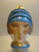 Art Deco French Robj Paris Double Faced Porcelain Bonbonniere Cookie Jar Figure Figurines photo 2