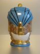 Art Deco French Robj Paris Double Faced Porcelain Bonbonniere Cookie Jar Figure Figurines photo 3