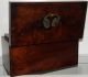 Antique Regency Walnut Tea Caddy Casket Box W Inserts Sale Boxes photo 4