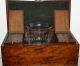 Antique Regency Walnut Tea Caddy Casket Box W Inserts Sale Boxes photo 5