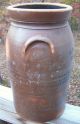 E.  B.  Taylor Antique Stoneware Ornate 3 Gallon Cobalt Crock Churn - Richmond,  Va Crocks photo 11