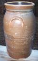 E.  B.  Taylor Antique Stoneware Ornate 3 Gallon Cobalt Crock Churn - Richmond,  Va Crocks photo 3