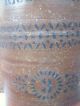 E.  B.  Taylor Antique Stoneware Ornate 3 Gallon Cobalt Crock Churn - Richmond,  Va Crocks photo 6