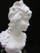 Classical Style Parian Curly - Hair Female Bust Statue Figurine Figurines photo 1