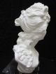 Classical Style Parian Curly - Hair Female Bust Statue Figurine Figurines photo 2