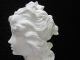 Classical Style Parian Curly - Hair Female Bust Statue Figurine Figurines photo 6