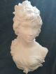Classical Style Parian Curly - Hair Female Bust Statue Figurine Figurines photo 8