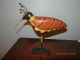 Wood Shore Bird Sculpture Carving Wildlife Folk Art Some Metal Carved Figures photo 2