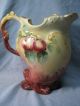 Vintage German Or French Handpainted Cider Pitcher 9 Inches Pitchers photo 1