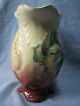 Vintage German Or French Handpainted Cider Pitcher 9 Inches Pitchers photo 2