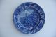 Antique 19thc English Staffordshire Fonthill Abbey Historic Blue Dinner Plate Plates & Chargers photo 2