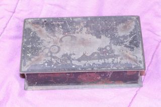 Old Tin Metal Box photo