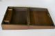 Antique Wooden Lap Desk With Inlaid Keyhole And Key - Early 1900s Or Late 1800s Boxes photo 7