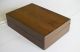 Antique Wooden Lap Desk With Inlaid Keyhole And Key - Early 1900s Or Late 1800s Boxes photo 8