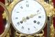 Top Stunning French Mantle Clock Gilded Bronze/glass 1850 Clocks photo 3