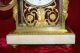 Top Stunning French Mantle Clock Gilded Bronze/glass 1850 Clocks photo 4