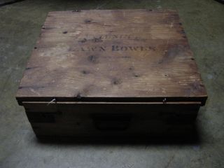Antique Wooden Box - Early 1900 ' S - Made In London photo