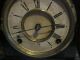 Antique Ansonia Clock 1880 ' S Cast Iron Mantle Clock/ 2 Keys And Pendulum Clocks photo 7