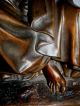 Stunning Large Antique 19th Century Bronze Sculpture Statue - Moses - Prophet? Metalware photo 3