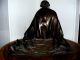 Stunning Large Antique 19th Century Bronze Sculpture Statue - Moses - Prophet? Metalware photo 4