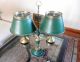 Vintage Tin Toleware Partner ' S Lamp / Bouillotte Lamps photo 1