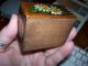 Folk Art Painted Miniature Slide Top Dovetailed Box,  Signed And Dated,  Nr Boxes photo 4