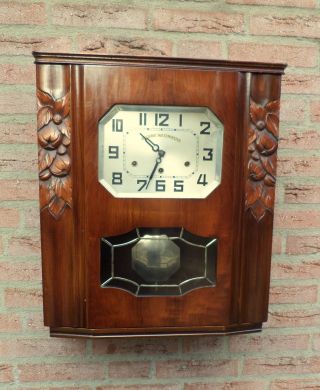 French Art Deco Vendette Clock 1940,  4/4 Westminster photo