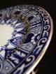 Vintage Blue Transferware Plate (flow Blue) Brownfield Geometric Floral Pattern Plates & Chargers photo 1