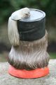 19th C.  Male Cossacks Head Tobacco Jar Humidor With Hat & Inserted Lid Jars photo 4