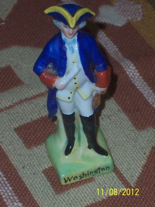 Small German Porcelain Figurine Of George Washington photo