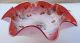 Antique Handpainted Victorian Brides Basket Bowl Bowls photo 6