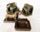 Frankart Scottish Terrier Scottie Dog Pin Desk Tray And Bookends Metalware photo 10