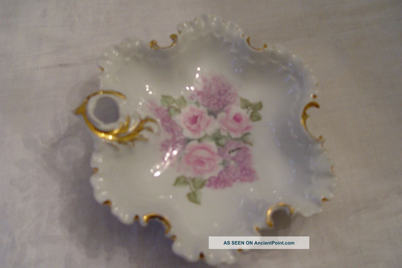B.  Lindau Hand Painted Bowl Signed,  Dated 1965 Bowls photo