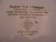 Antique Late 1800 ' S Souvenir Of Chicago Albert Pick & Co.  Plate Masonic Temple Plates & Chargers photo 9